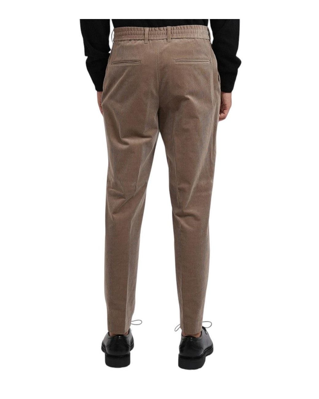 Boss Natural Tapered Trousers for men