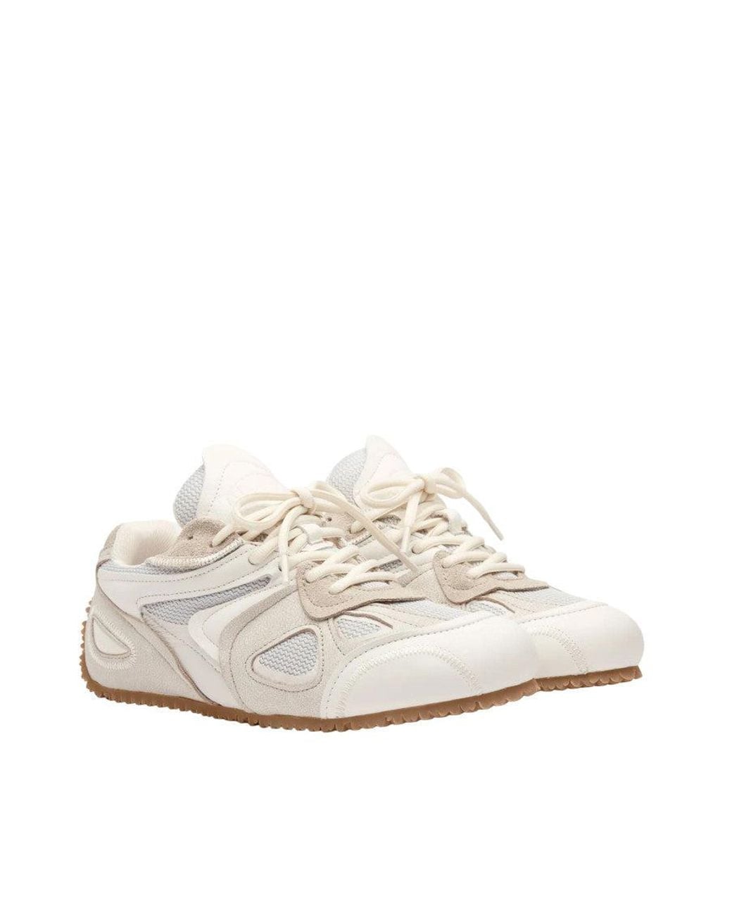Axel Arigato White Low-Profile Sneakers With Leather And Suede Panels for men
