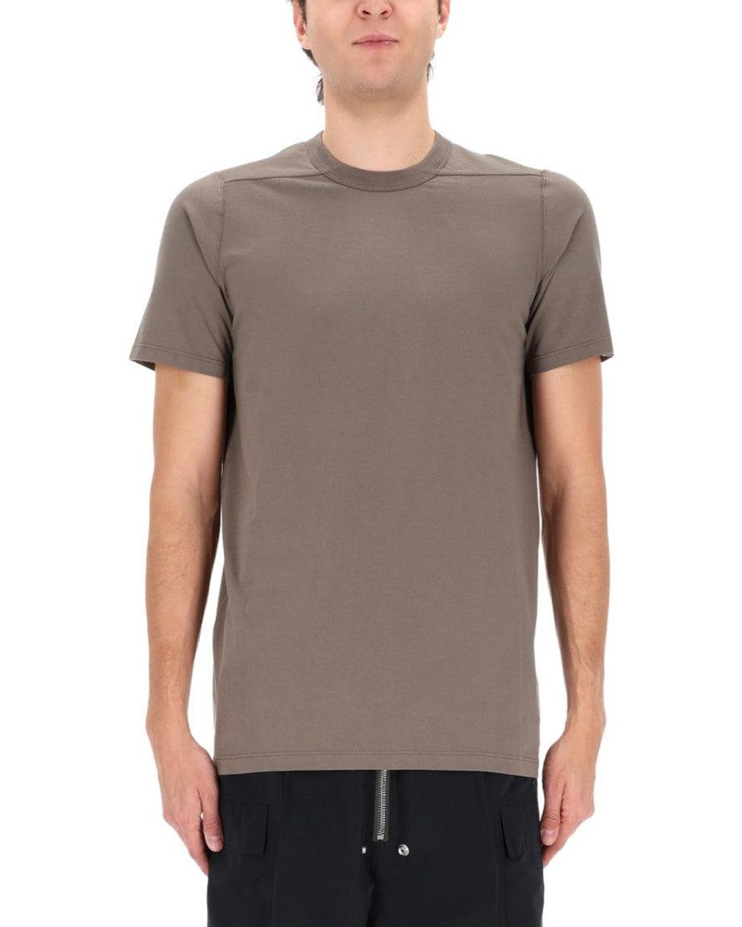 Rick Owens Gray Level T T-Shirt Cotton T-Shirts for men