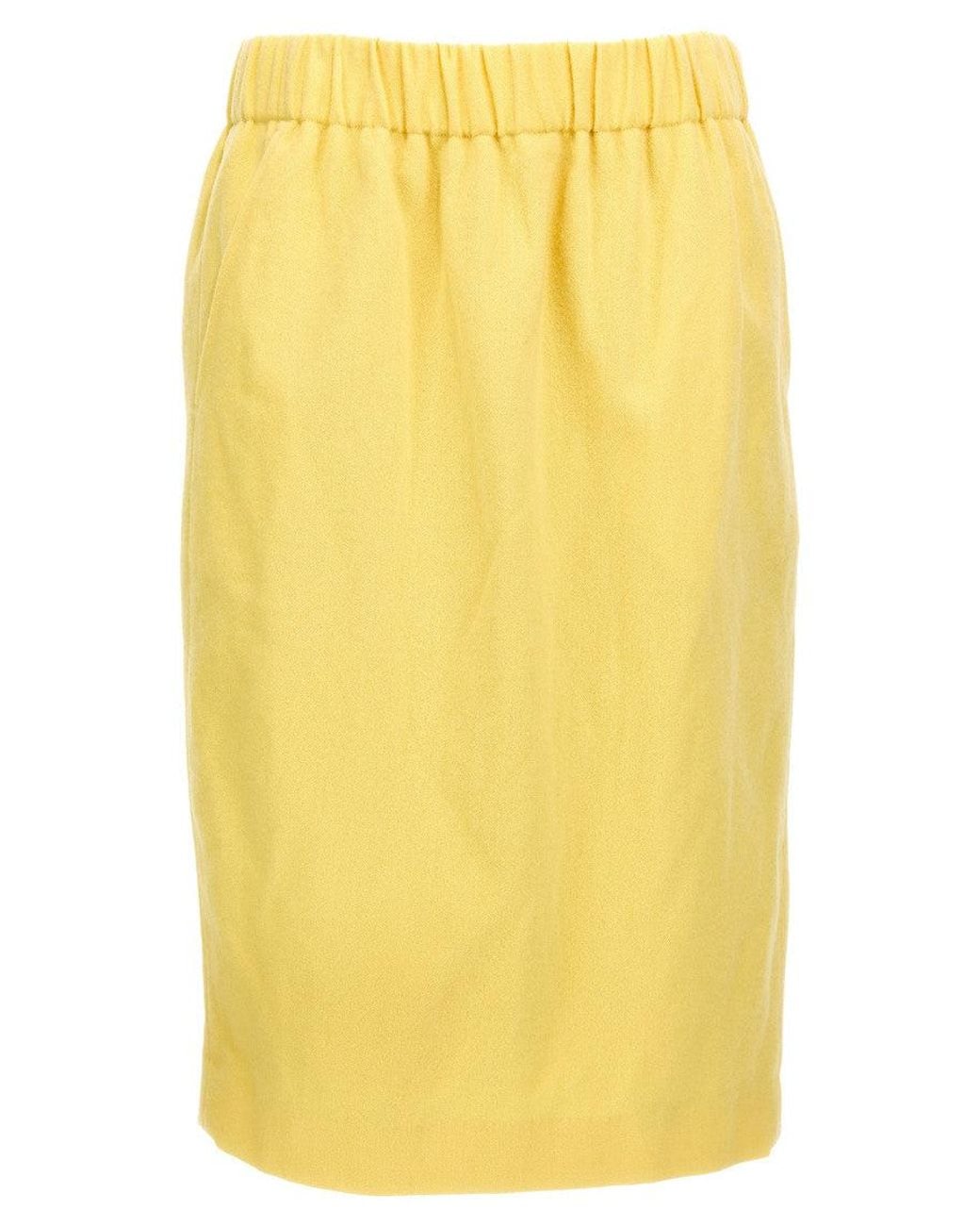 Dries Van Noten Yellow Safya' Skirt