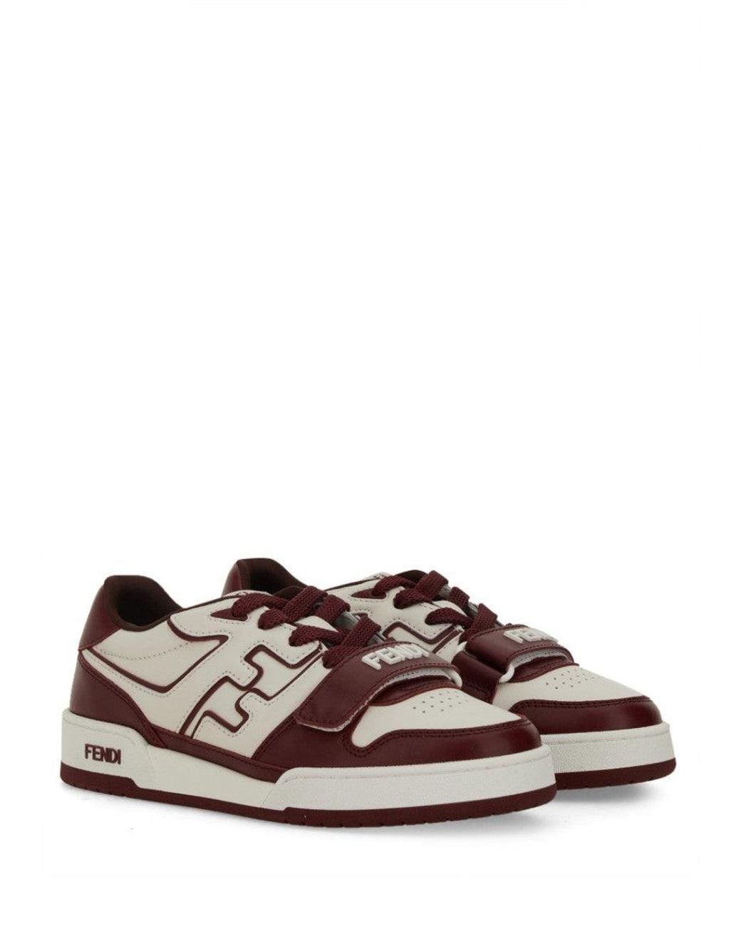 Fendi Brown Logo Match Sneakers