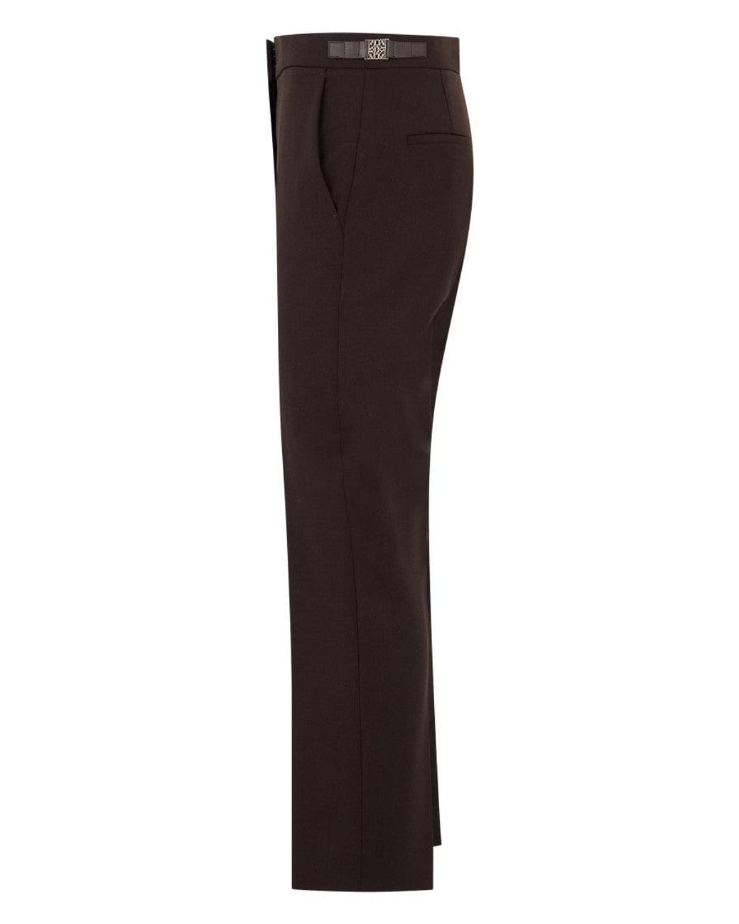 Max Mara Black Slim Flat Front Pants