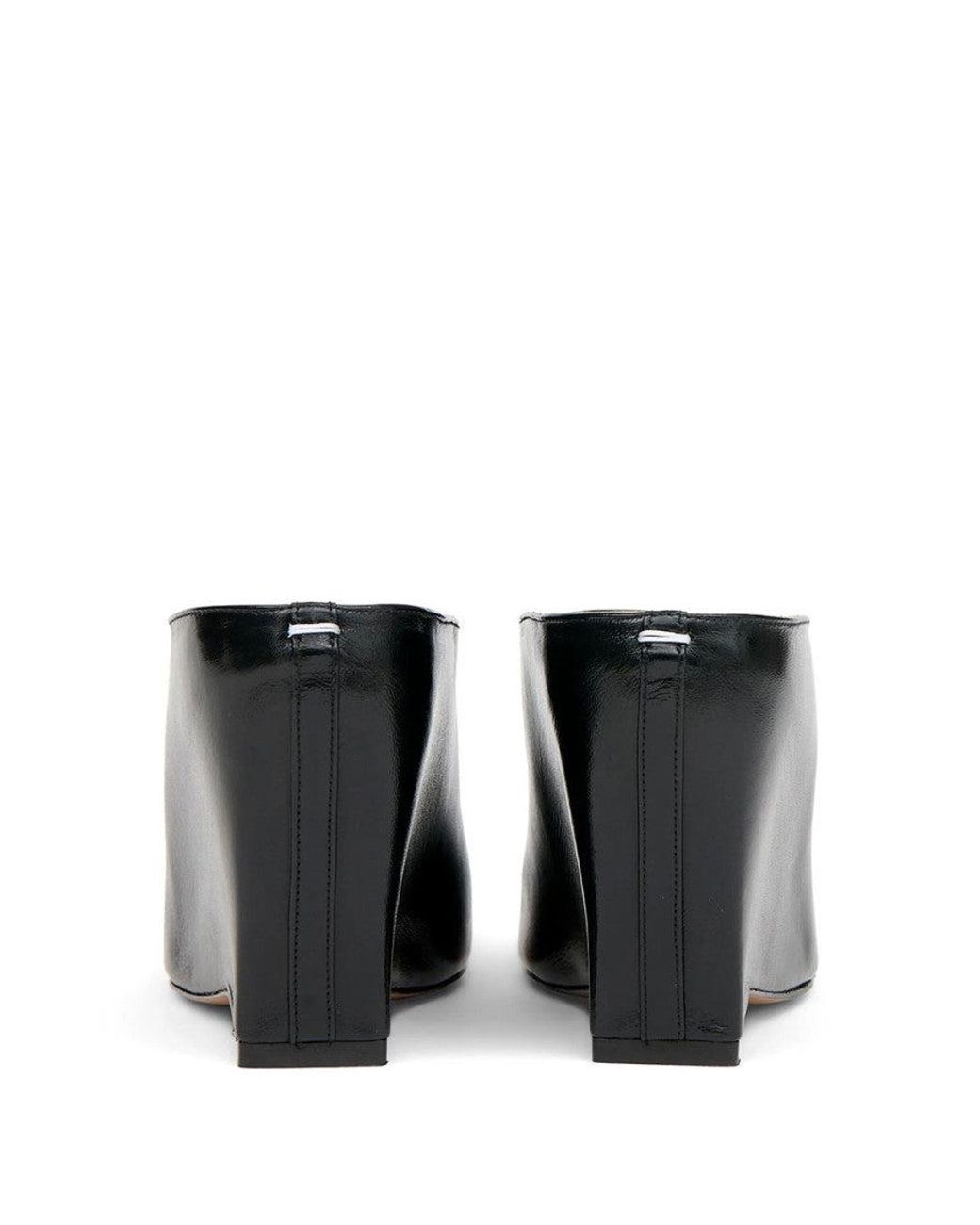 Maison Margiela Black Solid Mules