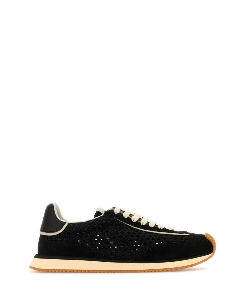 Dolce & Gabbana Black Lace Up Sneakers for men
