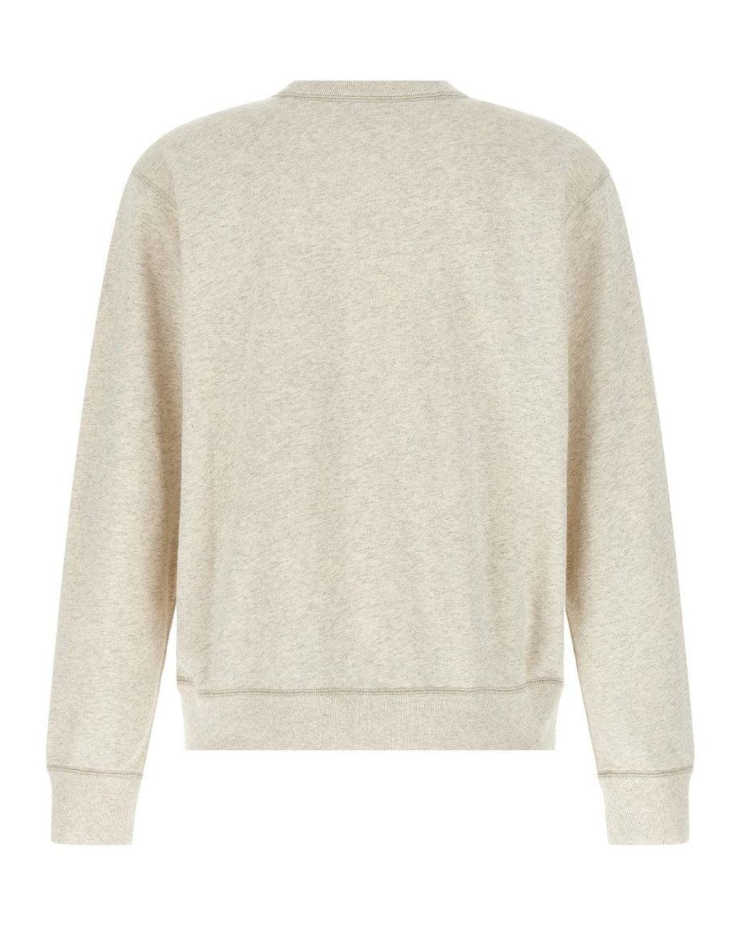 Isabel Marant White Logo Sweatshirt for men
