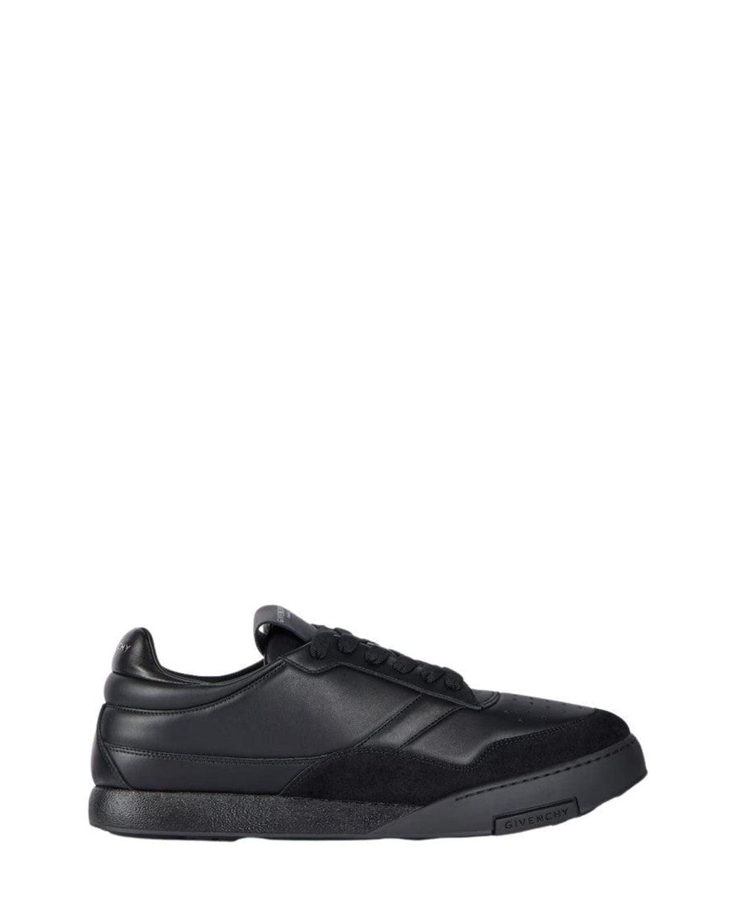 Givenchy Black Lace Up Sneakers for men
