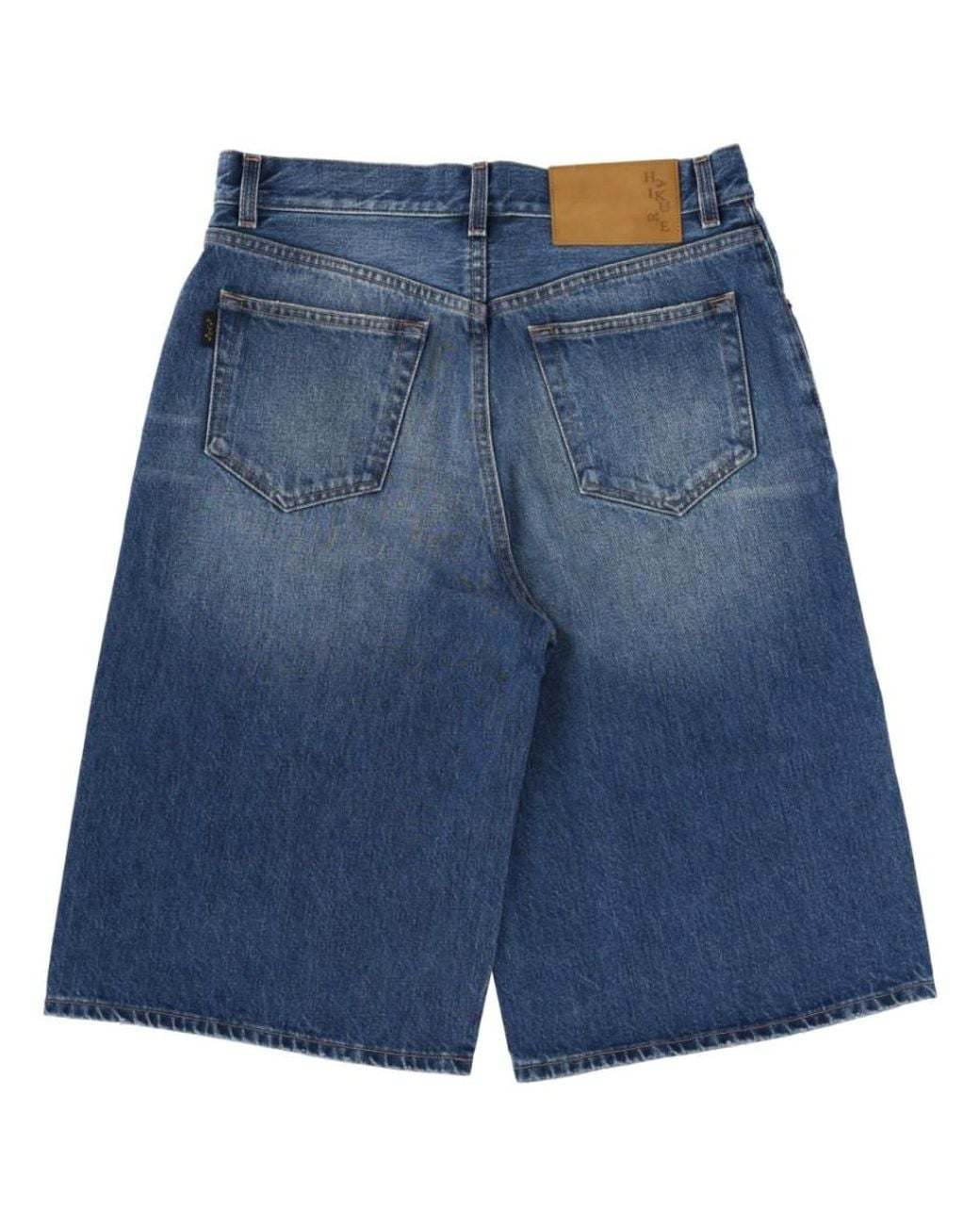 Haikure Blue Solid Shorts