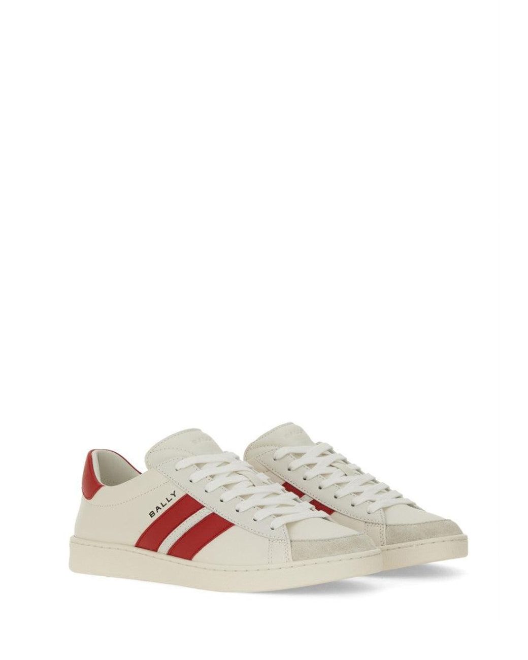 Bally Pink Lace Up Sneakers