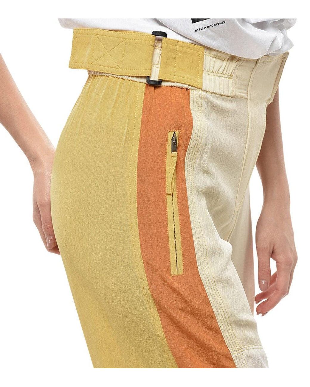 Stella McCartney White Relaxed Flat Front Pants