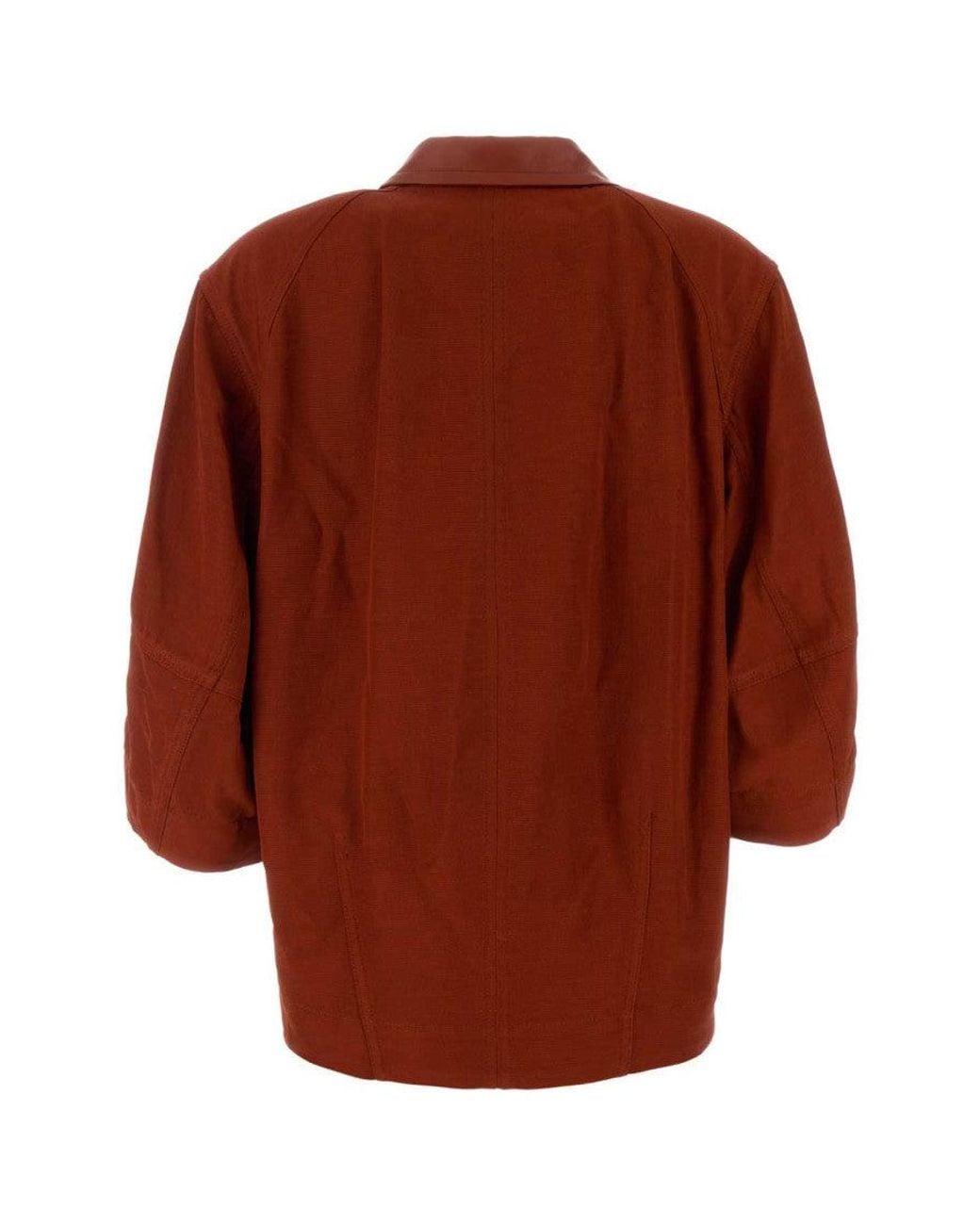 Bottega Veneta Brown Tiziano Viscose Blend Blouse