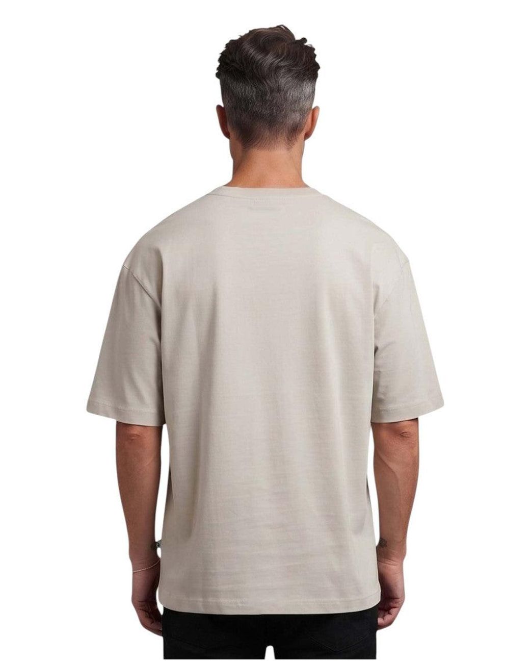 Boss Gray Crew Neck T-Shirt for men