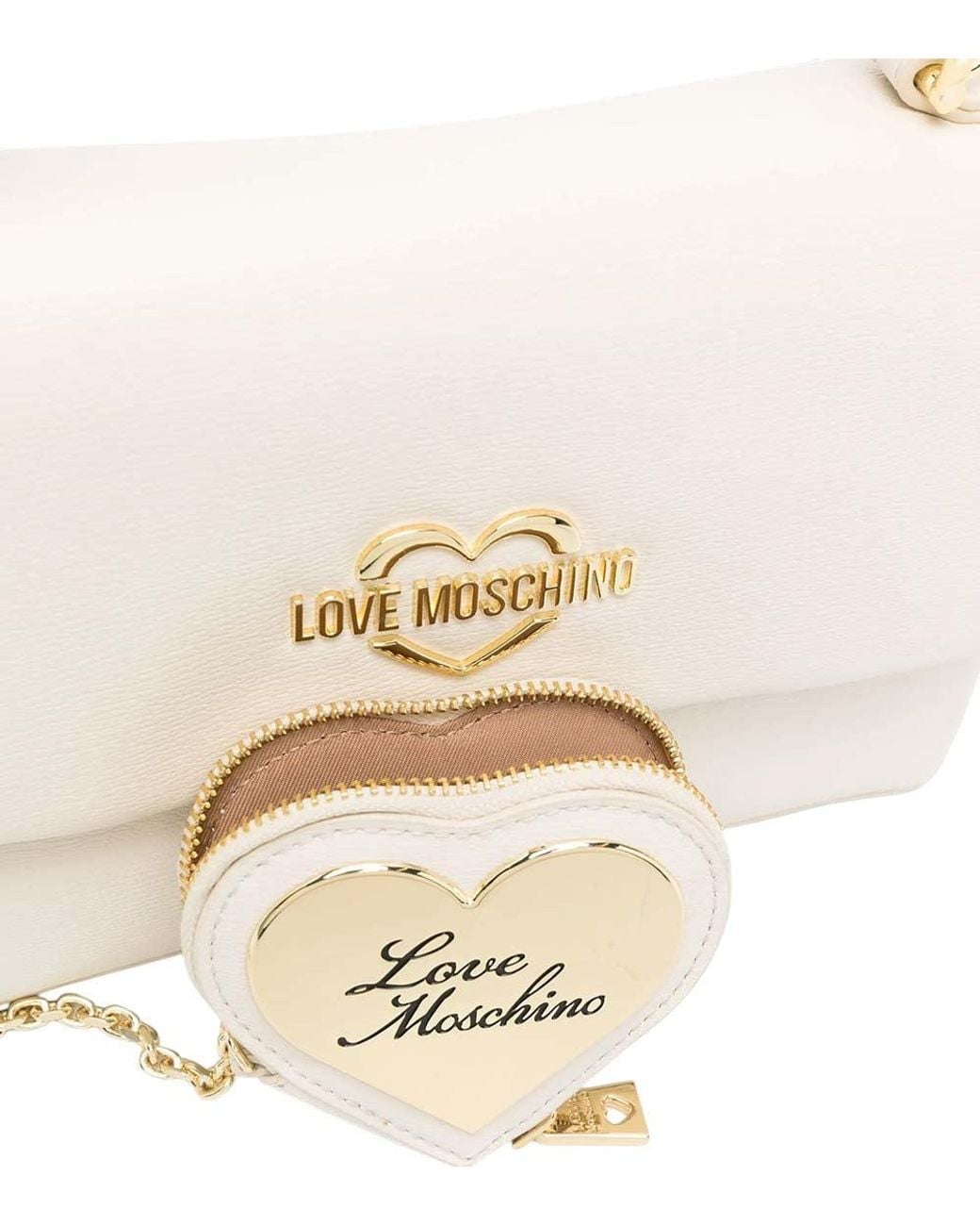 Love Moschino Natural Logo Small Satchel
