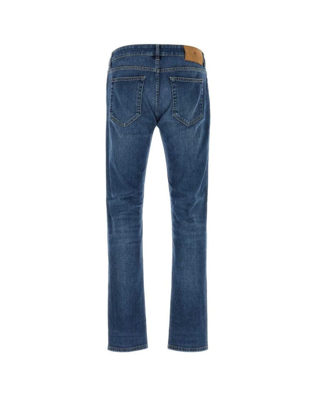 PT Torino Blue Mid Rise Jeans for men