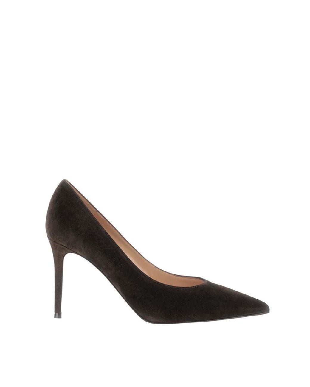 Gianvito Rossi Black Slip-On Pumps
