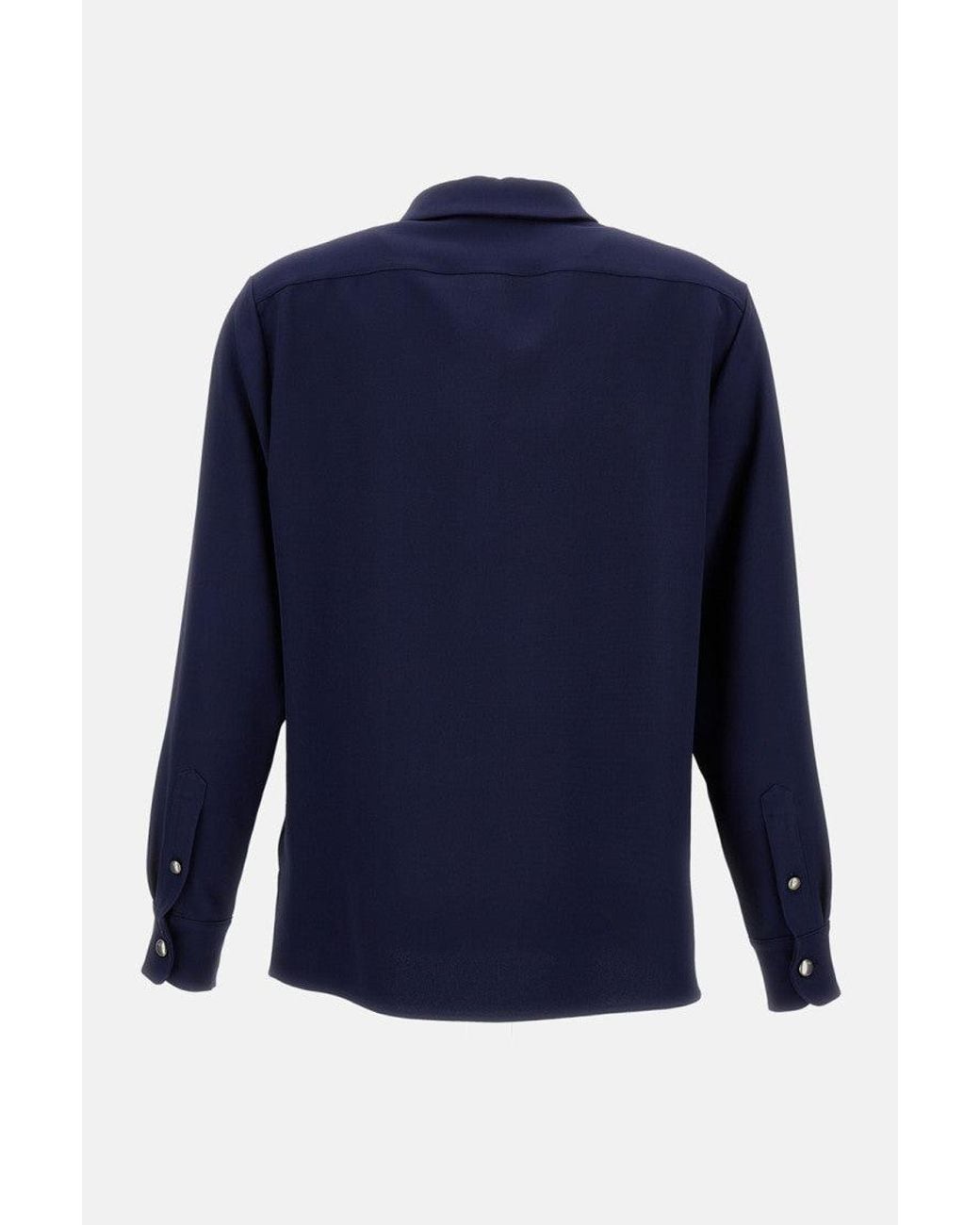 Ralph Lauren Blue Silk Shirt