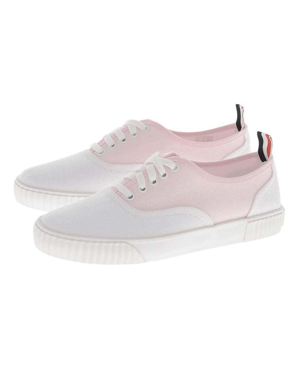 Thom Browne Pink Color Block Funmix Sneakers