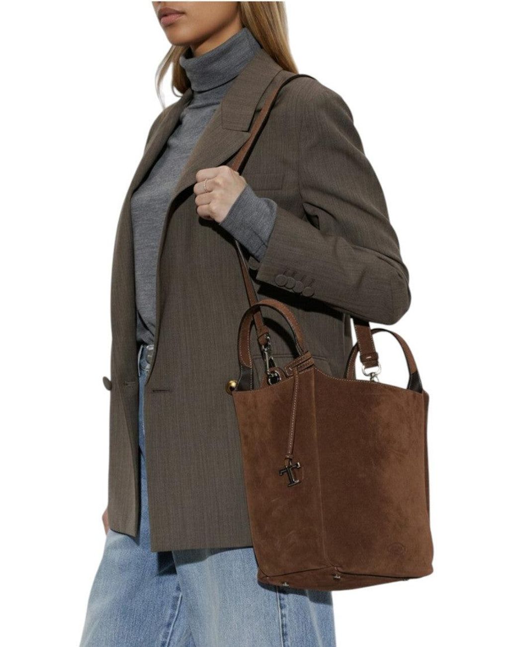 Tod's Brown Tod's Bucket Bag