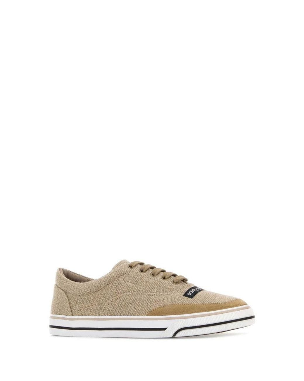 Dolce & Gabbana Natural Lace Up Sneakers for men