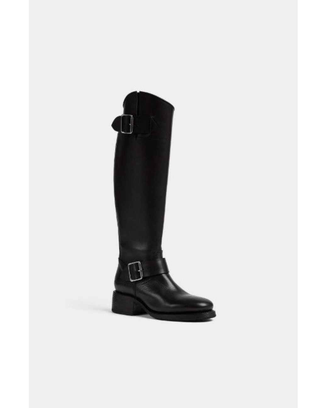 DSquared² Black Leather Boots