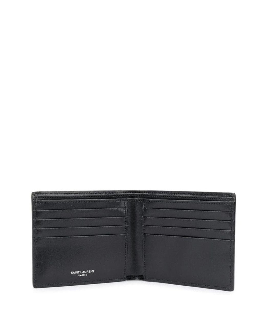 Saint Laurent Black Tiny Cassandra Wallet for men