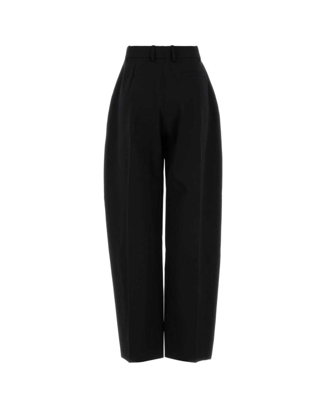 Givenchy Black Wool Wide-Leg Pant
