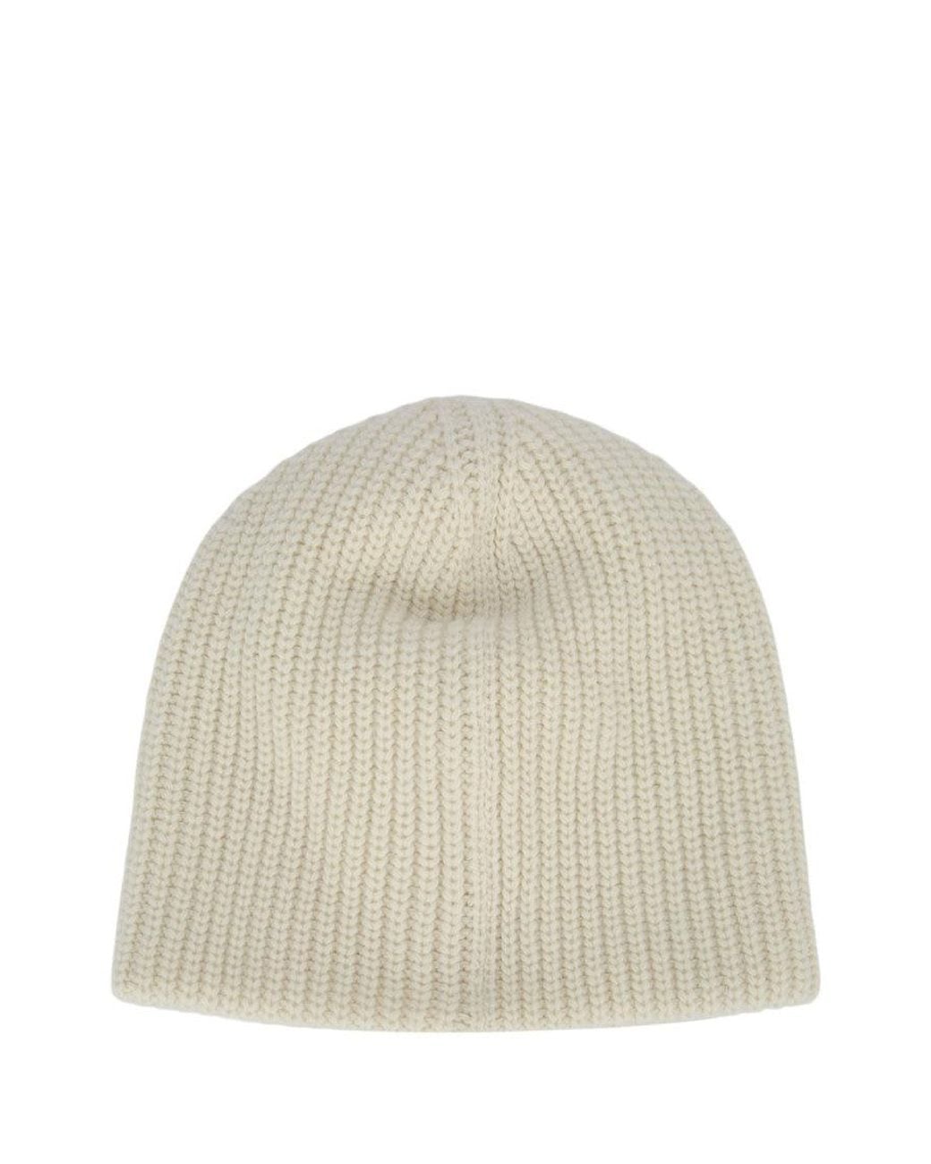 Jacquemus Natural Off Logo Beanie Hat