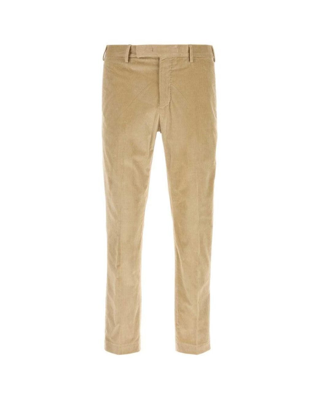 PT Torino Natural Light Corduroy Pants for men