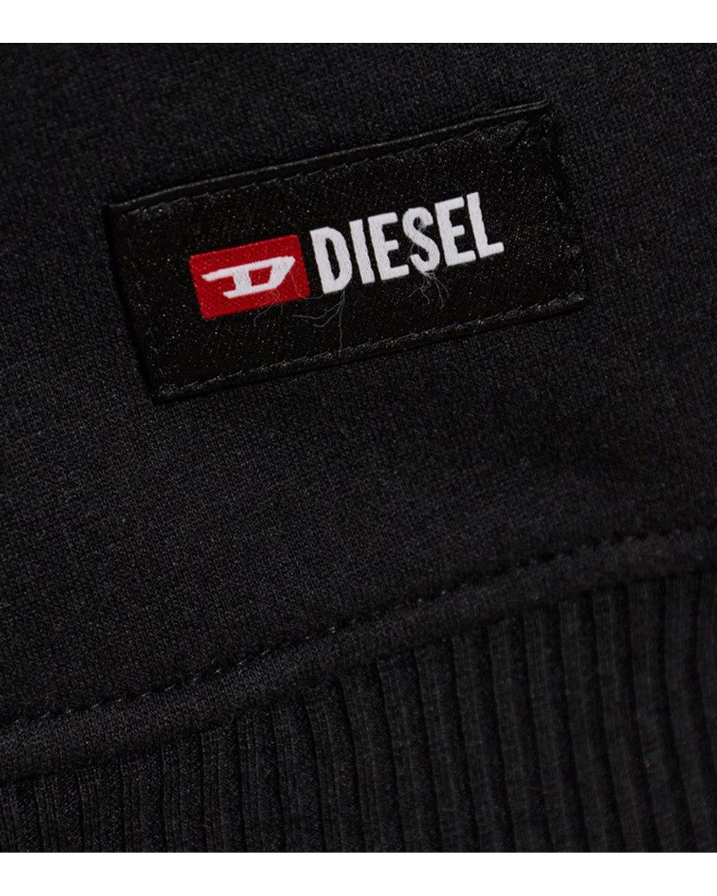 DIESEL Black Logo Hoodie