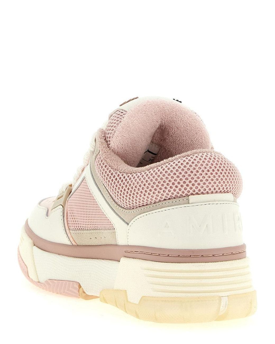 Amiri Pink Ma-1 Logo Sneakers