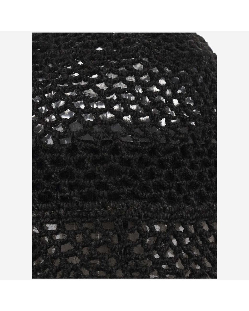 Reinhard Plank Black Mesh Bucket Hat