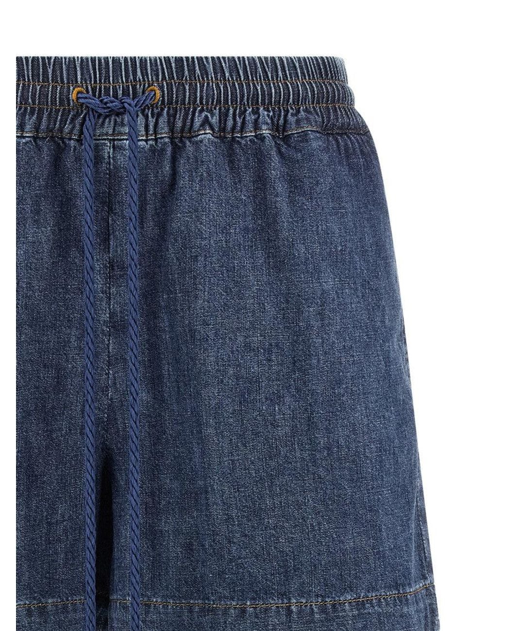 Valentino Blue Vgold Shorts