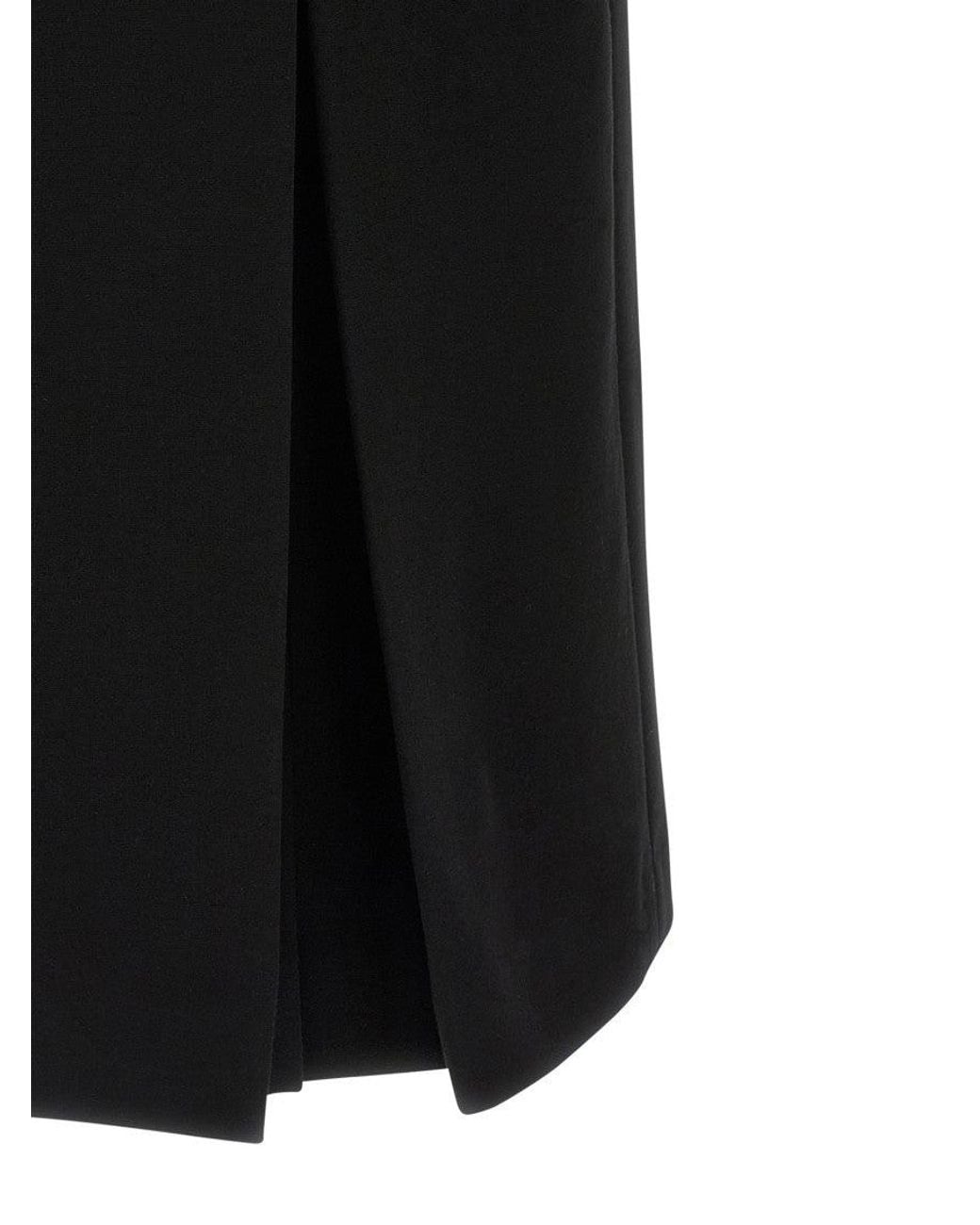 Ermanno Scervino Black Crossover Dress