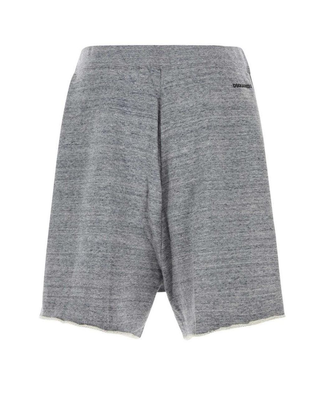 DSquared² Gray Solid Short for men
