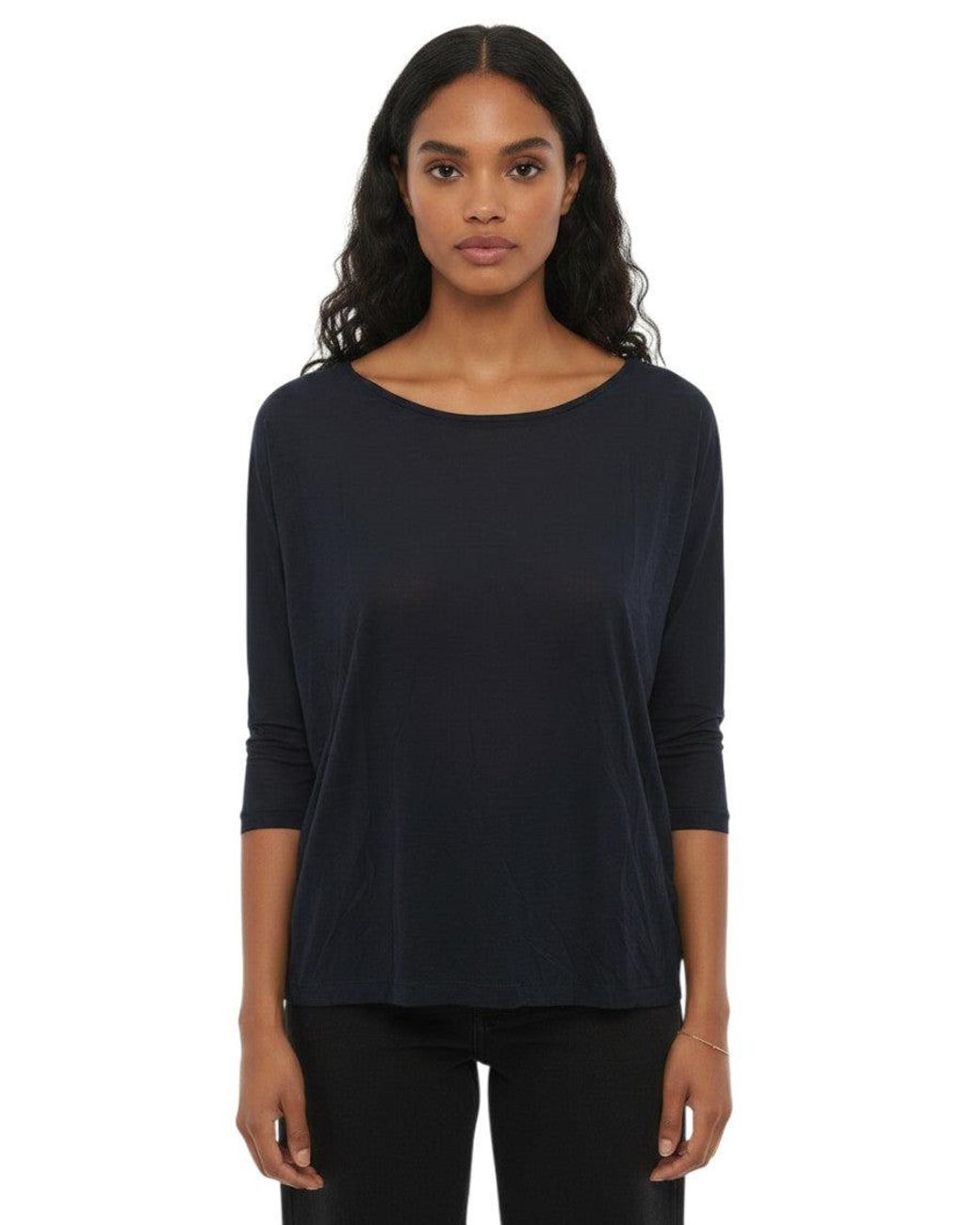 Woolrich Black Dark Round Neck T-Shirt