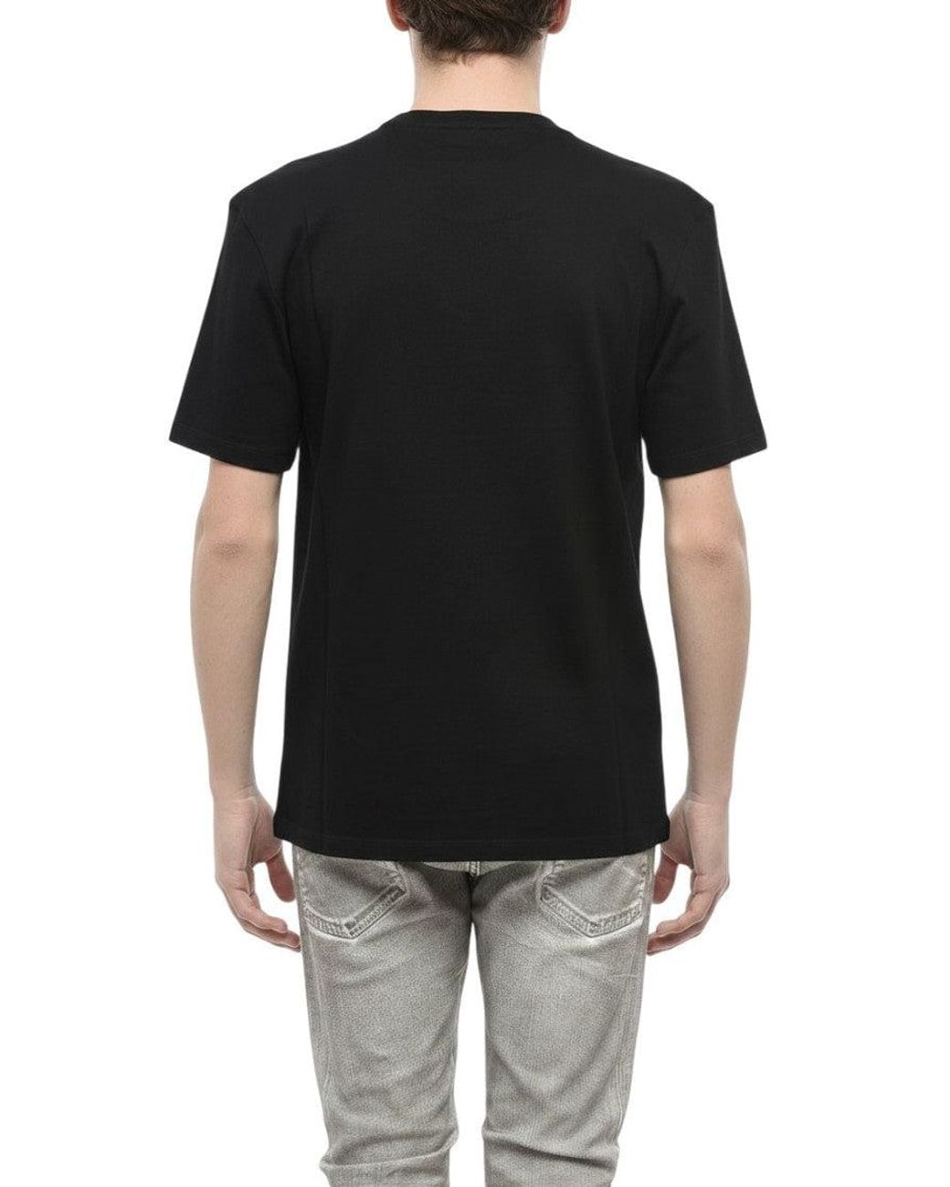 DSquared² Black Regular Logo T-Shirt for men