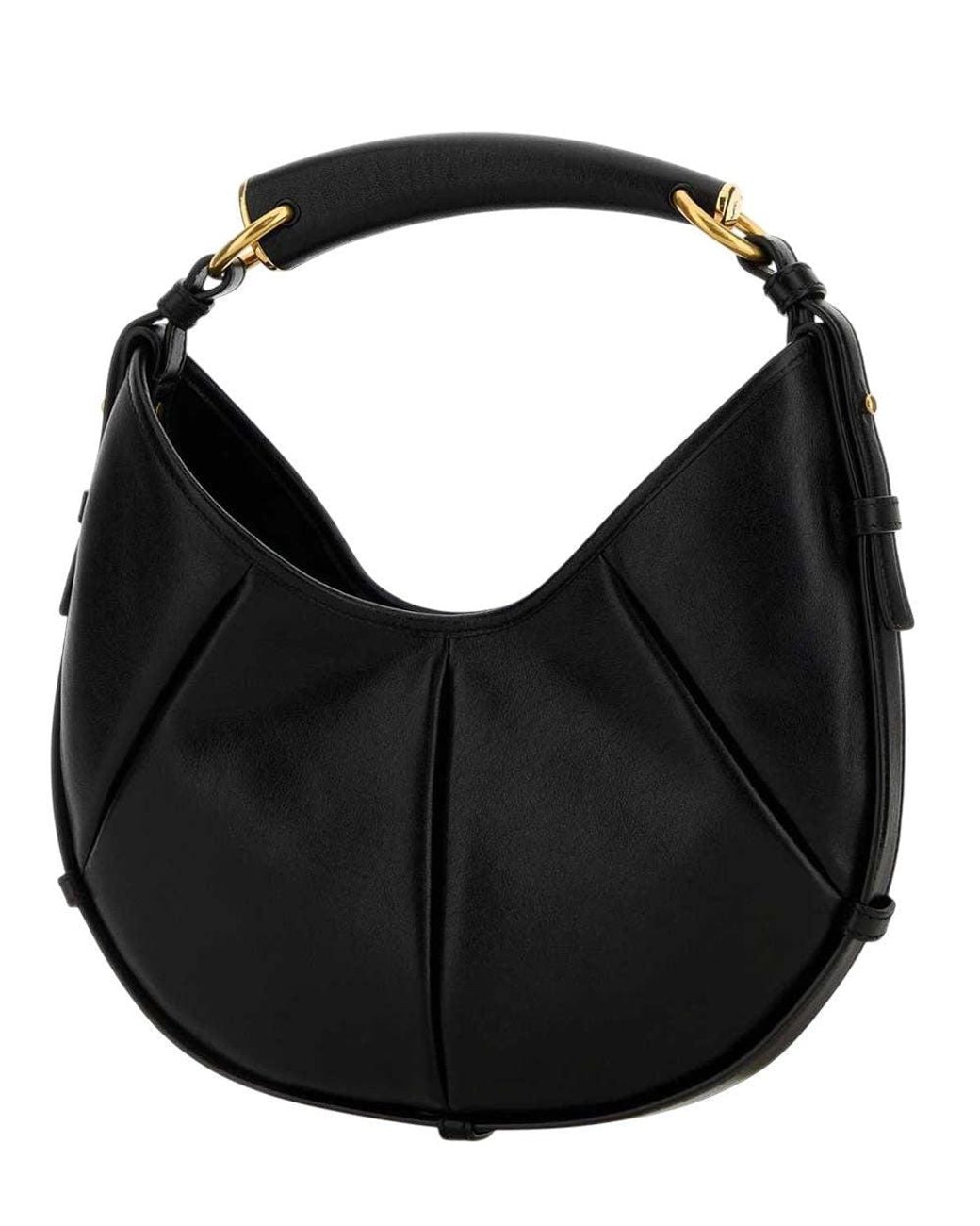Saint Laurent Black Mombasa Small Hobo