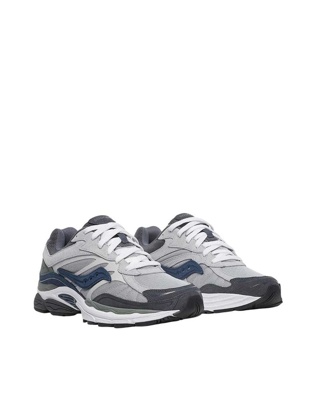 Saucony White Color Block Progrid Omni Sneakers for men