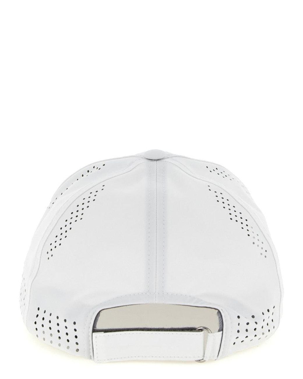 Brunello Cucinelli White Logo Baseball Hat for men