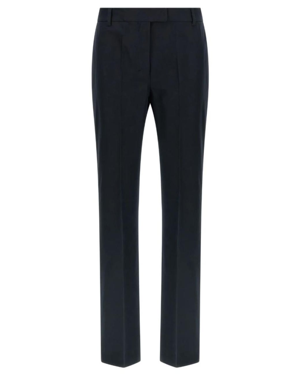 Max Mara Blue Regular Flat Front Pant