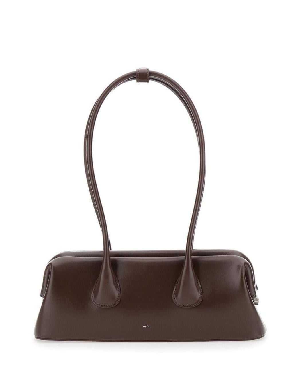 OSOI Brown Leather Shoulder Bag