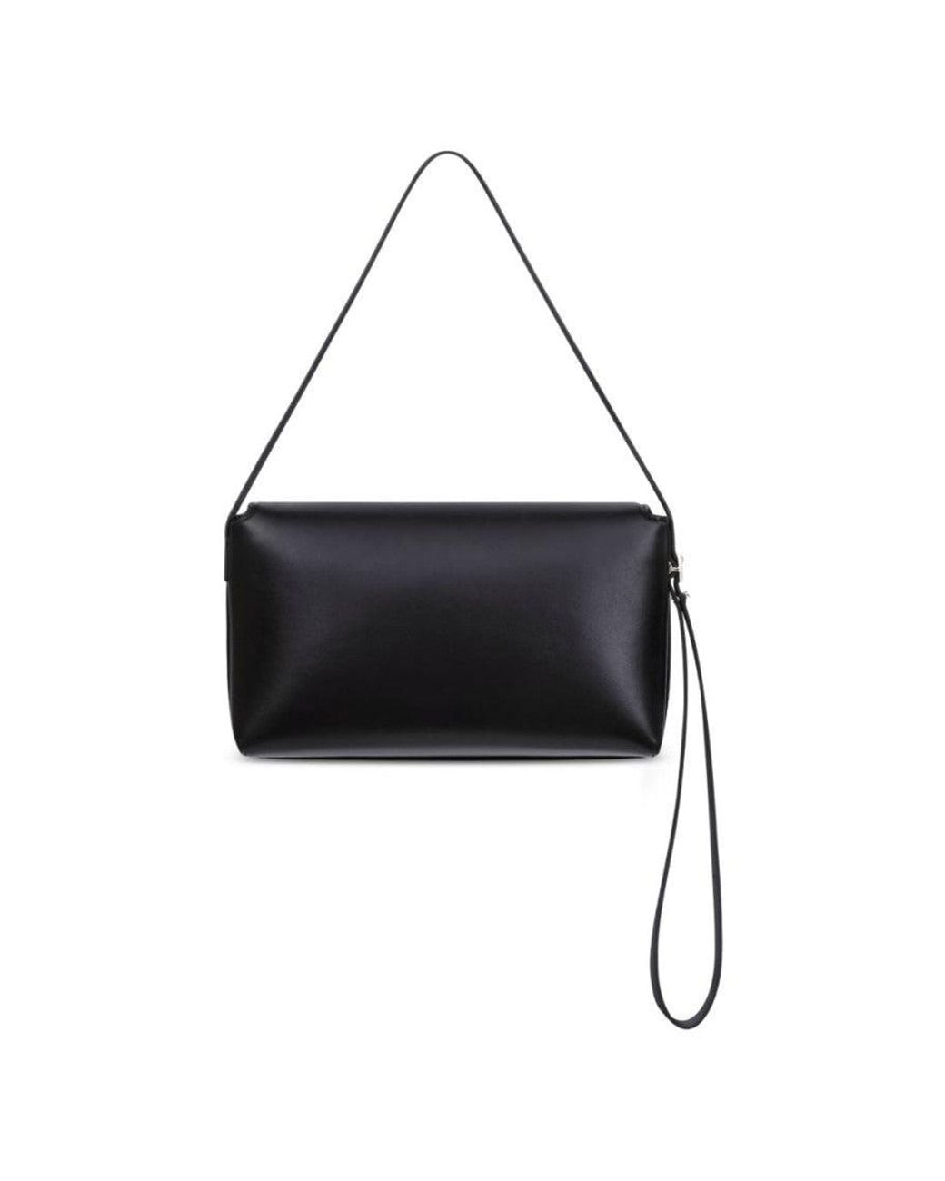 Courreges Black Icotype Small Shoulder Bag