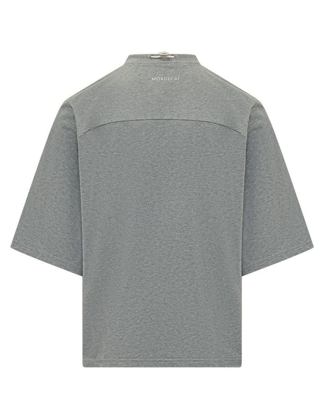 Mordecai Gray Short Sleeves T-Shirt for men