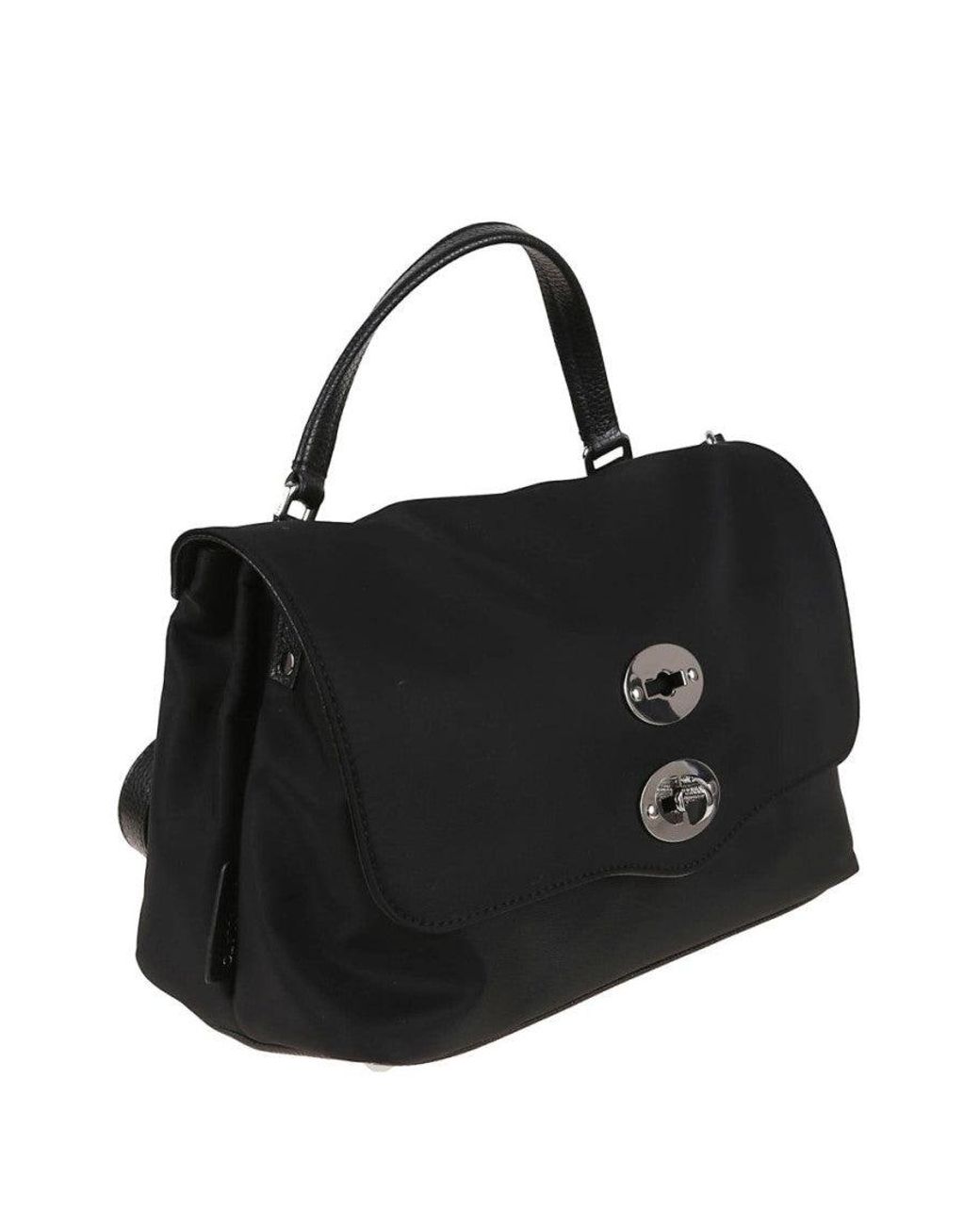 Zanellato Black Postina Small Satchel