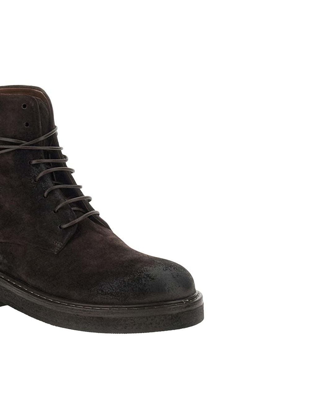 Marsèll Black Suede Boots
