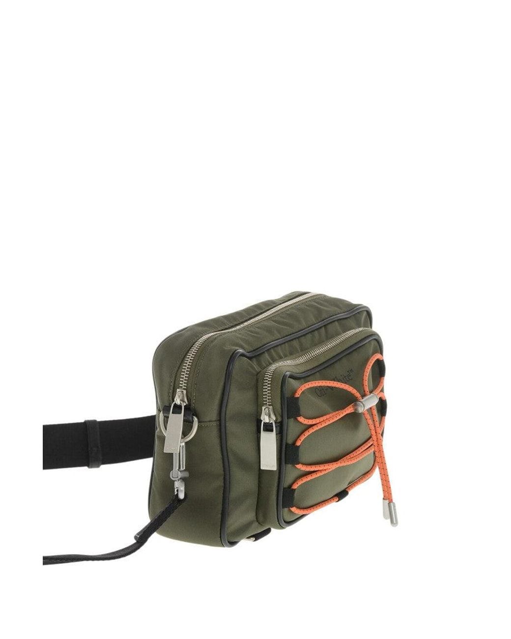 Off-White c/o Virgil Abloh Black Dark Courrier Small Crossbody Bag for men