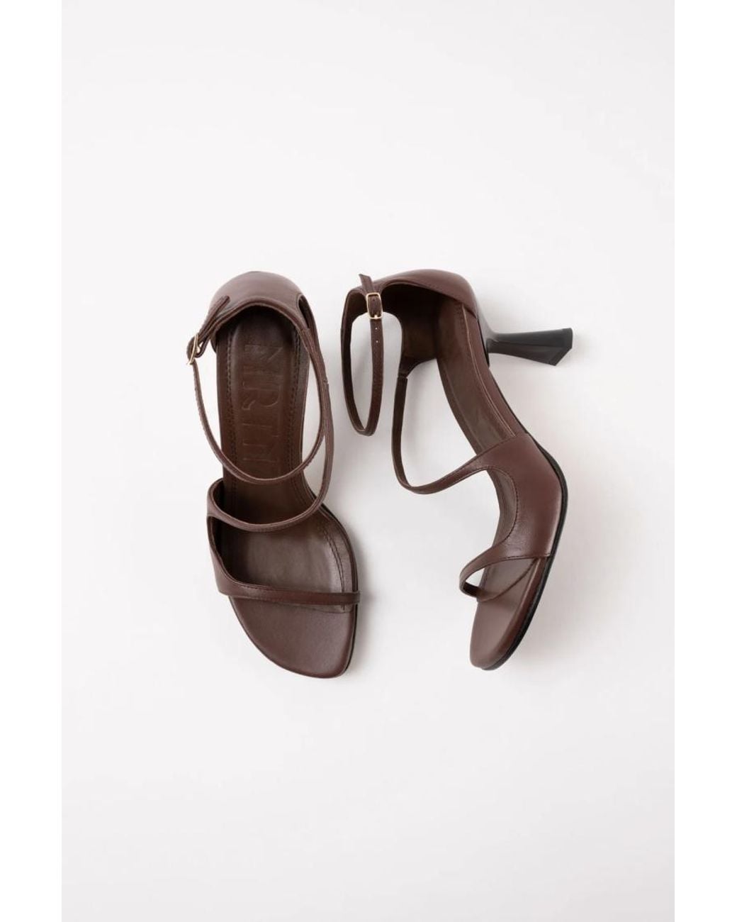 Souliers Martinez Pink Leather Heels