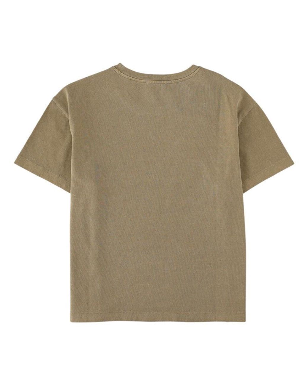 A.P.C. Natural Logo Crew Neck T-Shirt