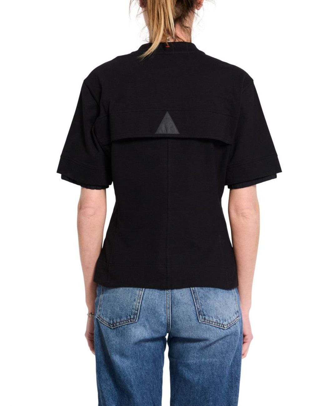 Moncler Black Logo Crew Neck T-Shirt