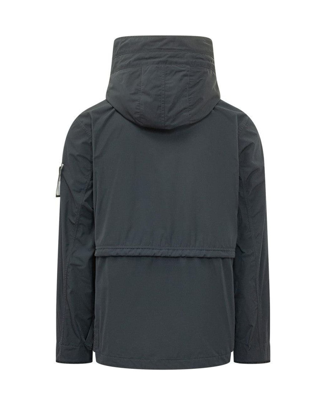 Stone Island Black Dark Solid Hood Jacket for men