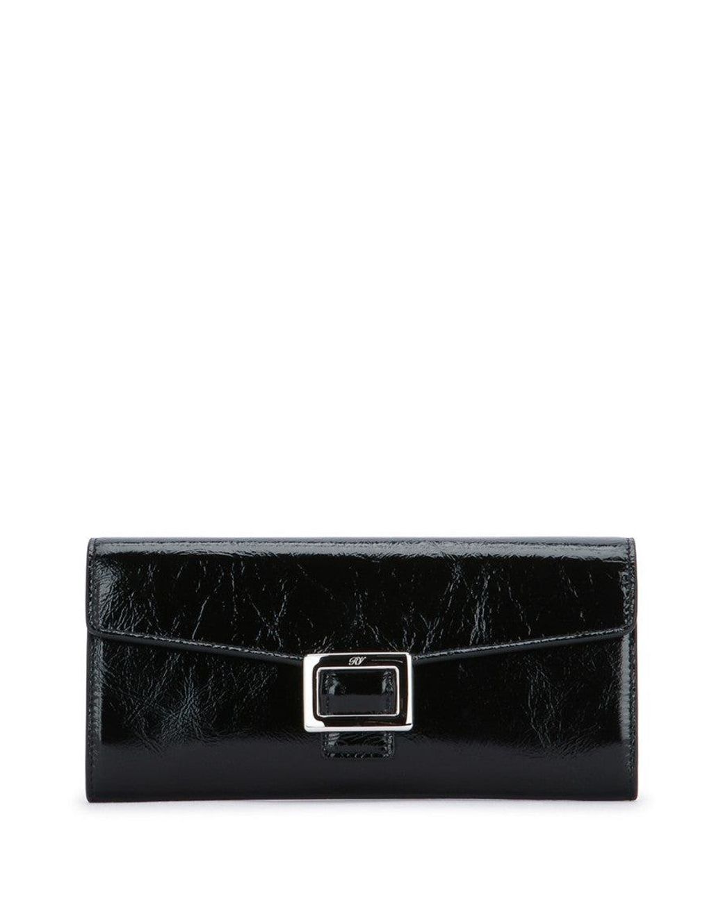 Roger Vivier Black Belle Clutch